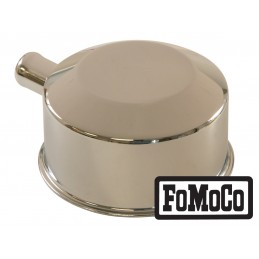 Öldeckel Chrom Gesteckt Push-On - Entlüftung Ford Mustang 1964-1973 260 289 302 351W / C5ZZ-6766-D