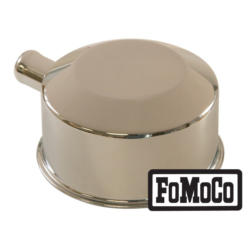 Öldeckel Chrom Gesteckt Push-On - Entlüftung Ford Mustang 1964-1973 260 289 302 351W / C5ZZ-6766-D
