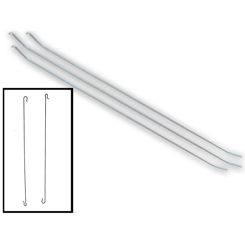Cables tensores del techo interior, Fastback 67-68 Cables tensores del techo interior, Fastback 67-68