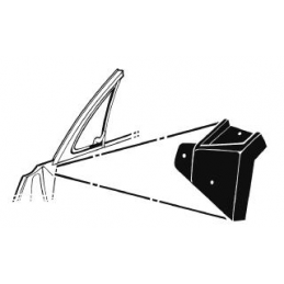 Sceller fenêtre triangulaire devant la porte 67-68