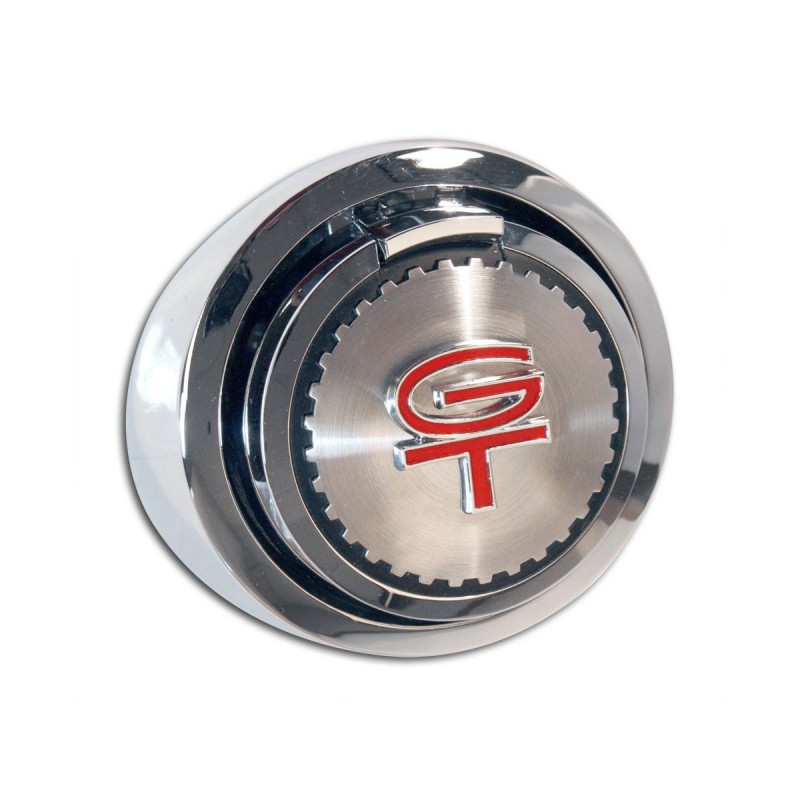 Gas cap GT chrome/red 69