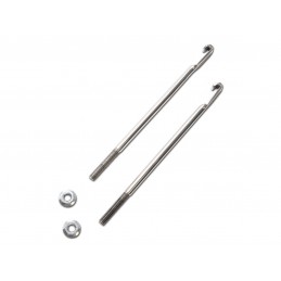 Battery mounting screws - 67-70 stainless steel