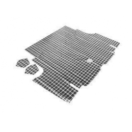 Trunk mat checkered Fastback 69-70