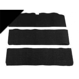 Teppich umklappbare Rücksitzbank 100% Nylon, schwarz 69-70