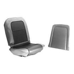 Seat covers Coupe black complete 67