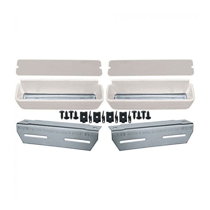 Grip set Pony/Deluxe white 64-67