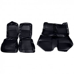 Seat covers Fastback black complete 67