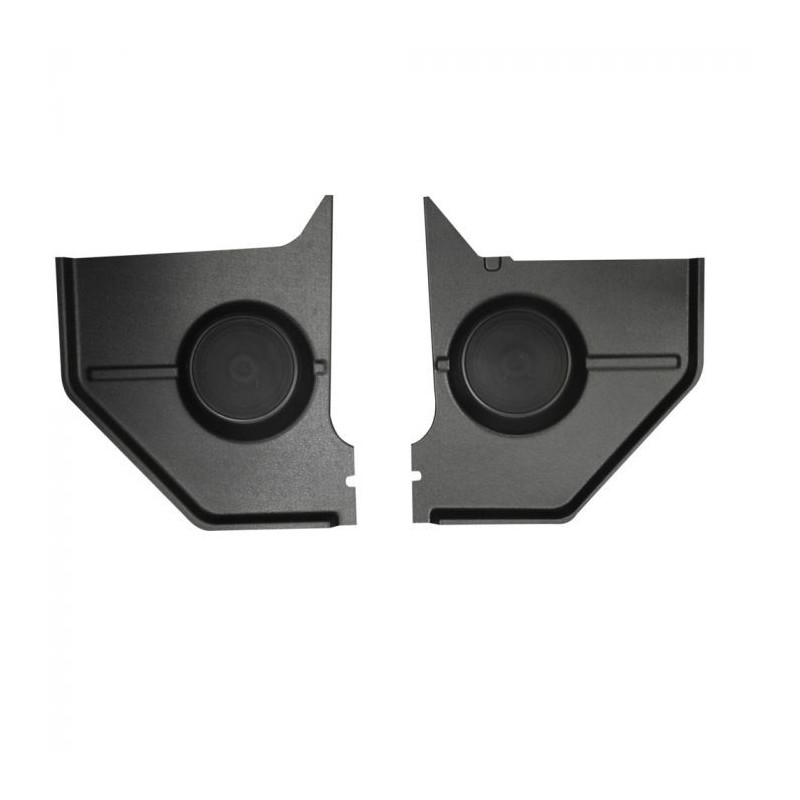 Kick Panels Coupe/Fastback black with speaker 64-66