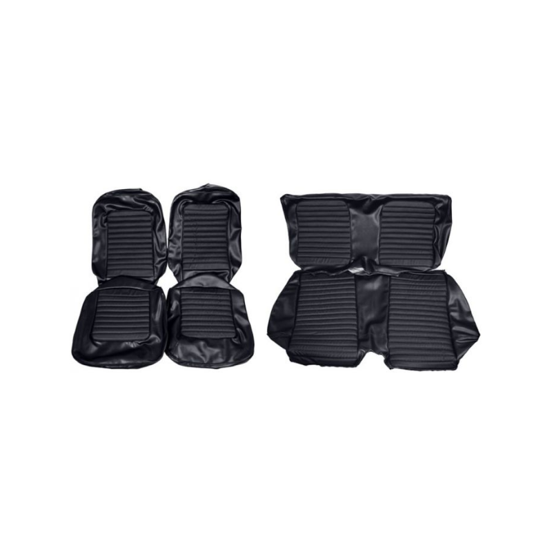 Seat covers Coupe black complete 66