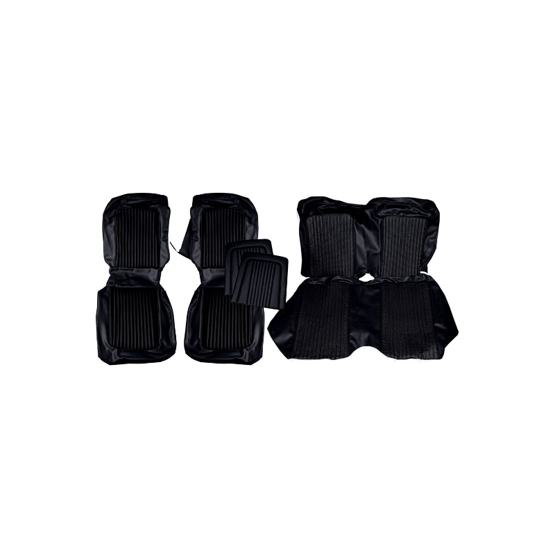 Fundas de asiento Coupe negro completo 68