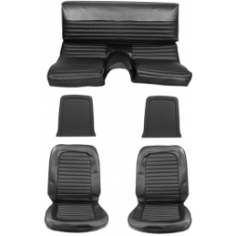 Sitzbezüge Fastback schwarz komplett 66