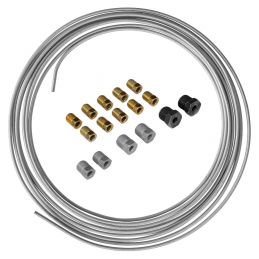 Universal brake line with inch fittings (various sizes)