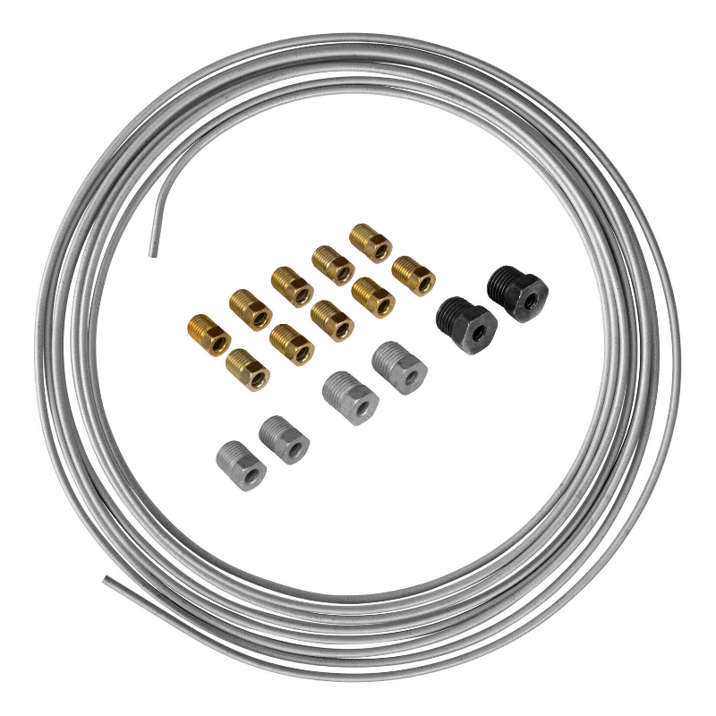 Universal brake line with inch fittings (various sizes)