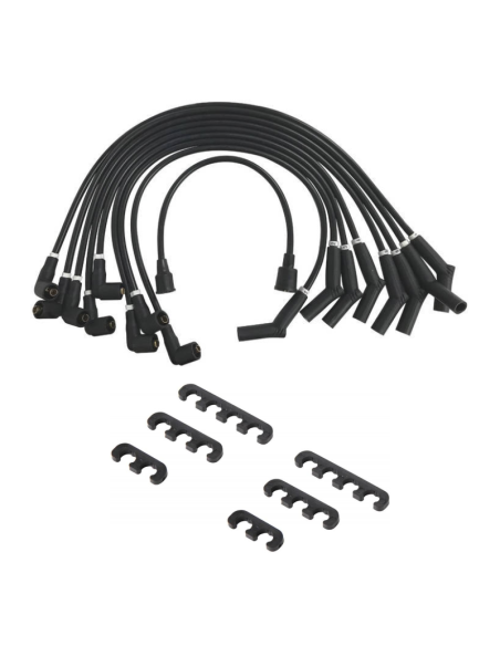 Set cavi di accensione e supporti per cavi di accensione Mustang 1966