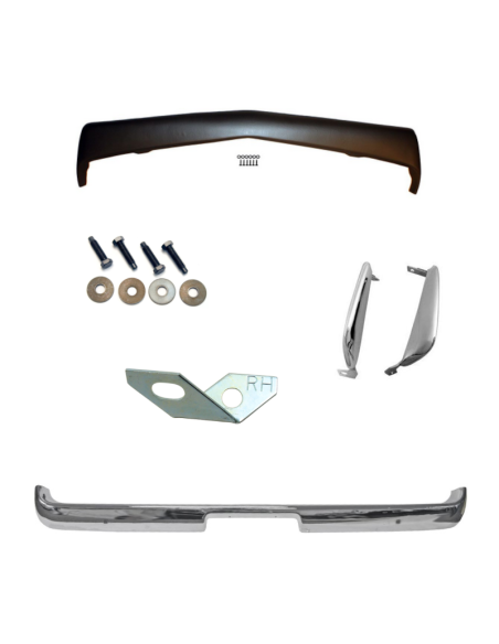 Paraurti, spoiler, staffe, avvisatori acustici Mustang 1968